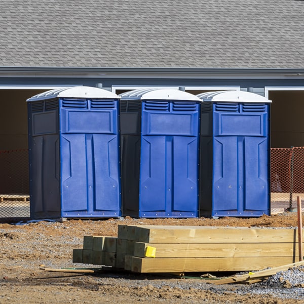 what is the cost difference between standard and deluxe porta potty rentals in Freedom NH